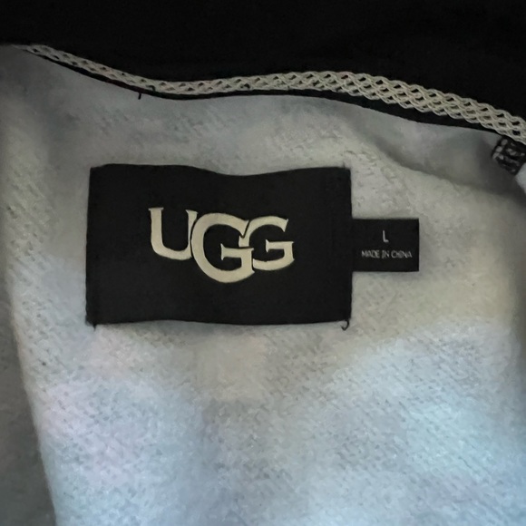 UGG MENS Colorful Checkered Hoodie US LARGE - Picture 4 of 5